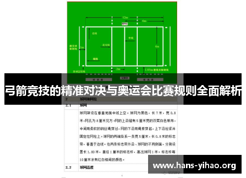 弓箭竞技的精准对决与奥运会比赛规则全面解析